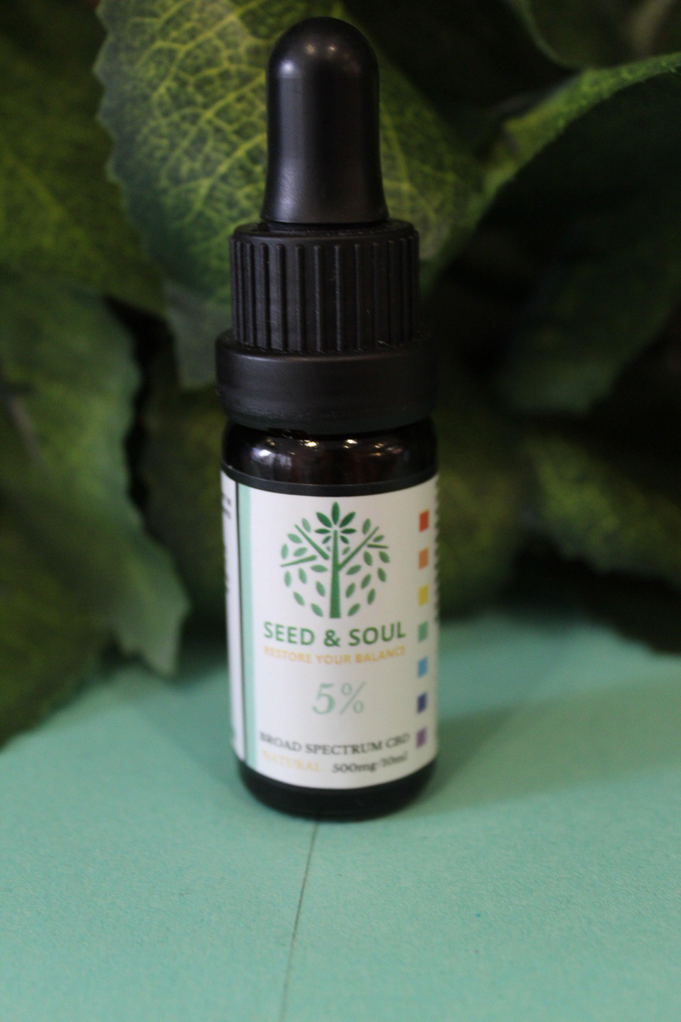 Seed & Soul 5% CBD Oil 10ml